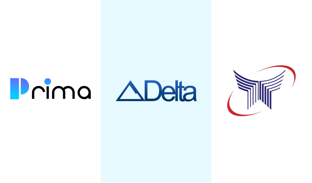 logo of prima consulting, atlas insurance and delta