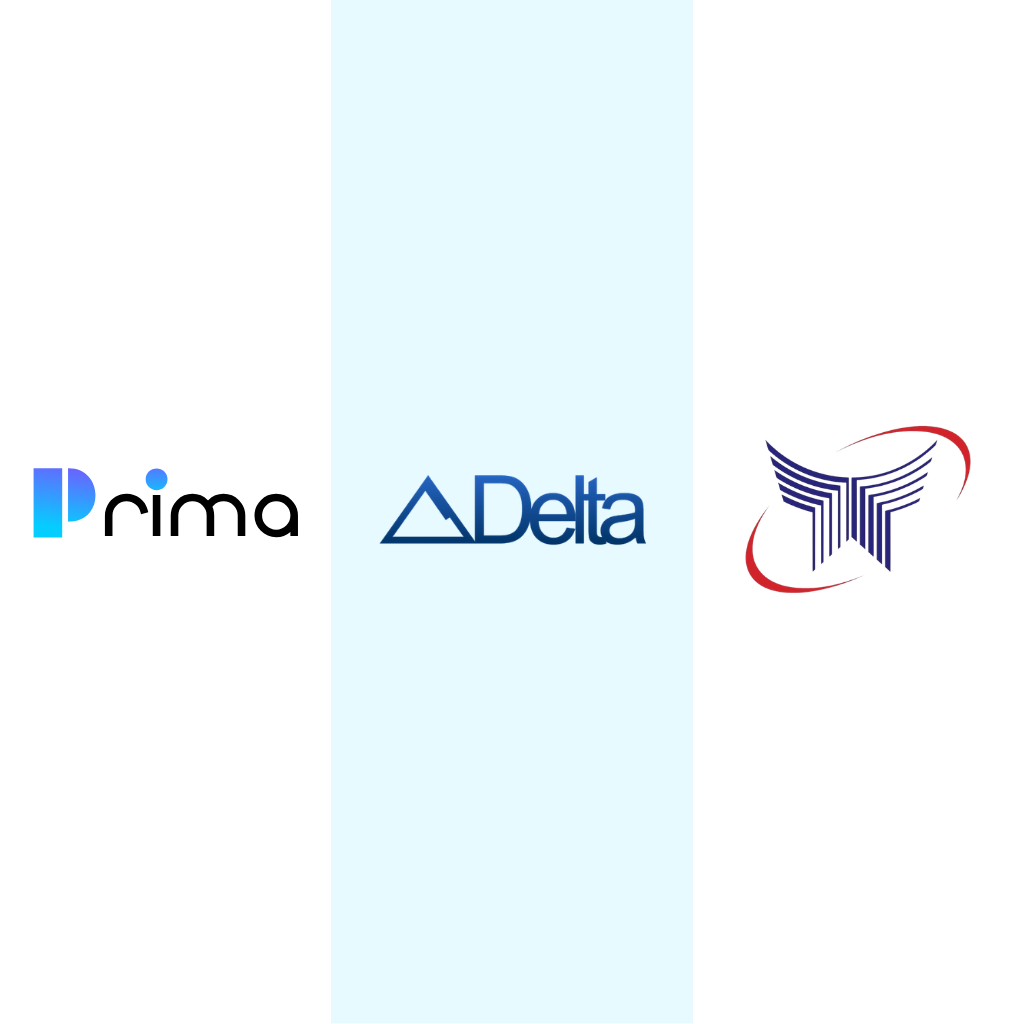 logo of prima consulting, atlas insurance and delta