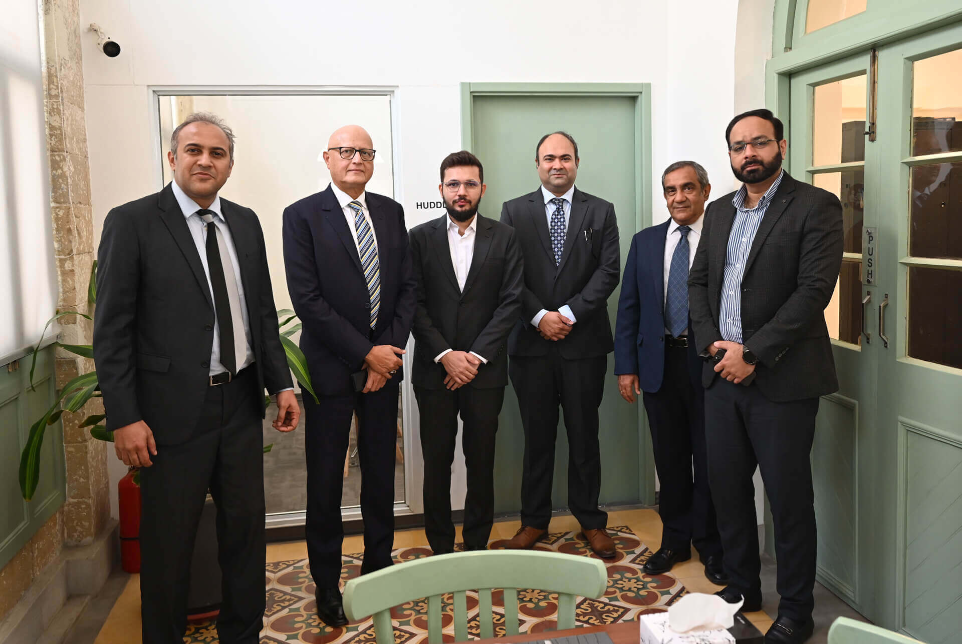 Executives from Habib Insurance and Prima Consulting stand together during a historic partnership agreement to implement Delta IFRS 17 software, marking a significant step towards financial transparency and regulatory compliance in Pakistan’s insurance sector. The collaboration aims to enhance Habib Insurance’s market presence and equip it with advanced tech solutions.