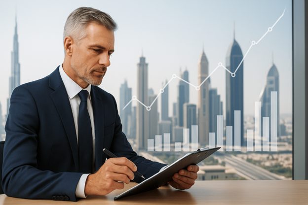 CFO Expansion Middle East: Strategic Planning in Dubai Skyline