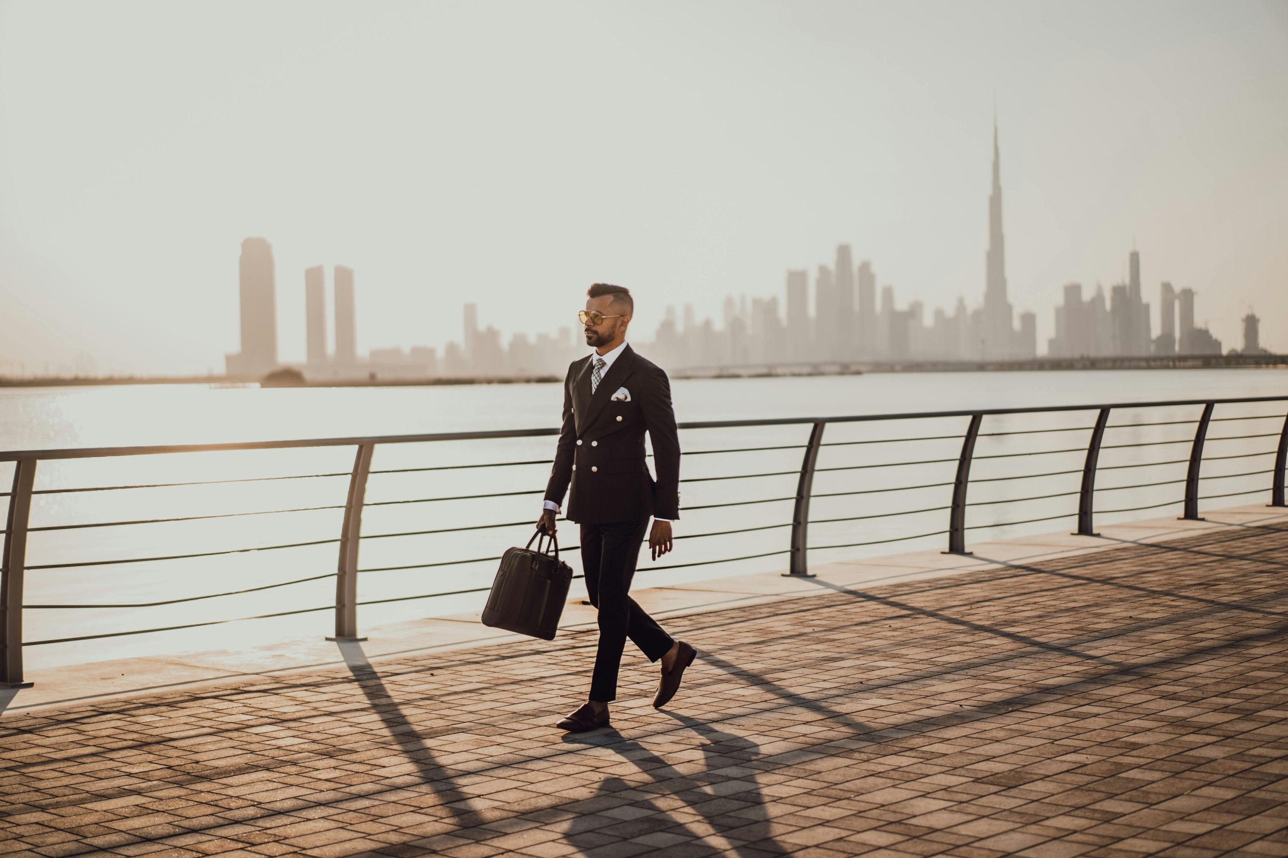 Best Financial Forecasting Service Selection Dubai - Professional Consultant Walking