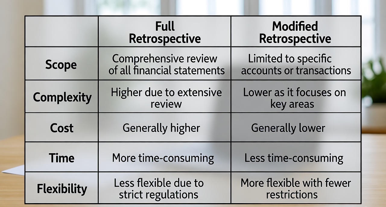 IFRS 15 Implementation Guide: Full vs Modified Retrospective Methods