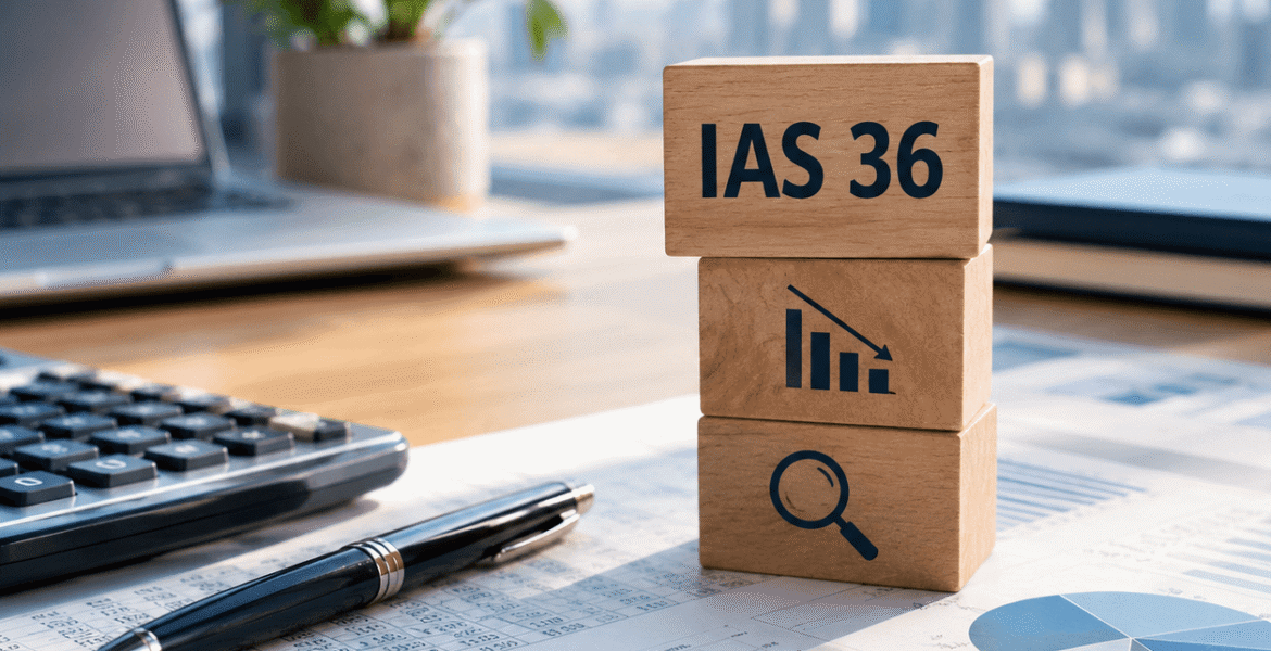 خدمات اختبار انخفاض قيمة الأصول وفق معيار IAS 36 مع تقارير مالية وتحليل انخفاض قيمة الأصول